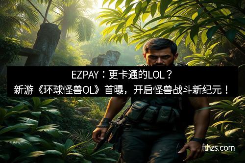 EZPAY：更卡通的LOL？新游《环球怪兽OL》首曝，开启怪兽战斗新纪元！