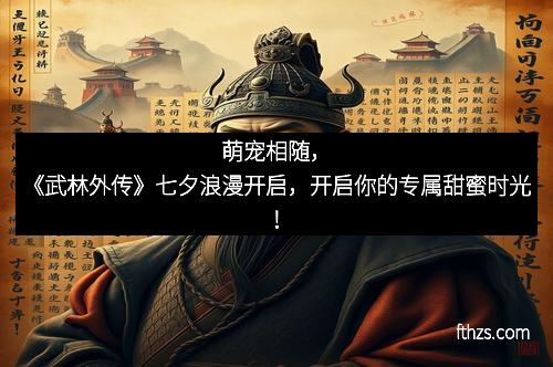 萌宠相随，《武林外传》七夕浪漫开启，开启你的专属甜蜜时光！